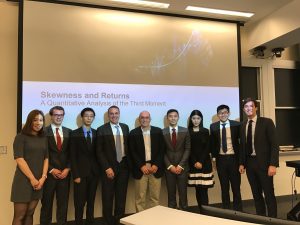 Our team and our project sponsor, CIO of QMA Roy Henriksson and Professor Mark Kritzman